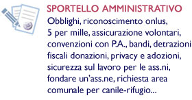 sportello amministrativo craal